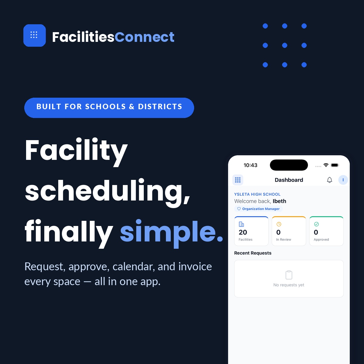 FacilityHub app preview